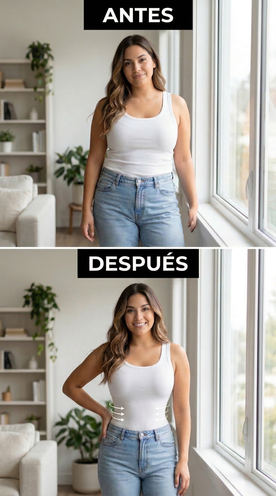 Antes y después estilo lifestyle